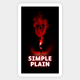 simple plan burn it on Sticker